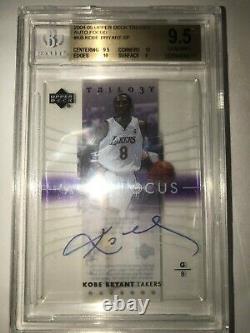 2004 Upper Deck Trilogy Auto Focus Kobe Bryant Signature Autograph Bgs 9.5 10 Sp