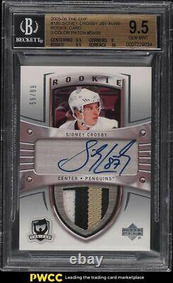 2005-06 The Cup Sidney Crosby ROOKIE PATCH AUTO /99 #180 BGS 9.5 GEM MINT