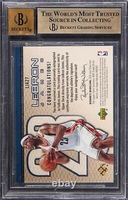 2005-06 Upper Deck Autographs Lebron James Autograph True 1/1 Bgs 9.5 Auto 10