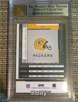 2005 Playoff Contenders Aaron Rodgers Autograph RC BGS 9 10 Auto