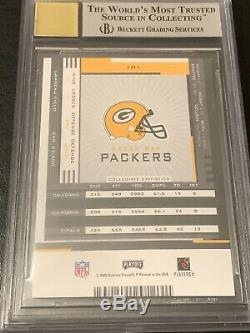 2005 Playoff Contenders Aaron Rodgers ROOKIE RC AUTO #101 BGS 9 10 Autograph