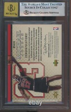 2005 Upper Deck Michael Jordan True 1/1 BGS 8.5 Auto 10 Bold Blue Autograph