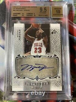 2006-07 Sp Signature Michael Jordan Auto Autograph Bgs 9.5/10 Gem Mint