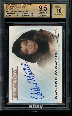 2006 Battlestar Galactica Warriors Autograph Arlene Martel Sax Auto BGS 9.5/10