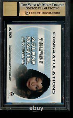 2006 Battlestar Galactica Warriors Autograph Arlene Martel Sax Auto BGS 9.5/10