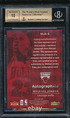 2006 Fleer Autographics Michael Jordan Auto BGS 9.5