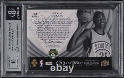 2007 Exquisite Collection Kevin Durant ROOKIE RC PATCH AUTO /99 #94 BGS 9 PMJS