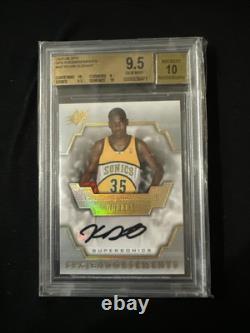 2007 Upper Deck SPX Kevin Durant Auto Endorsements RC BGS 9.5 Autograph Rookie