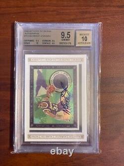 2008-09 MAGIC Johnson Topps T51 Murad Auto BGS 9.5/10 Lakers Autograph Great Sub