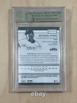 2008 Bowman Sterling Prospects Buster Posey Rookie Autograph BGS 9.5 Auto 10 RC