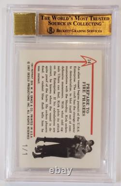 2008 Celebrity Cuts 1/1 WILLIAM SHATNER BGS 9.5 10 Auto Autograph Recollection