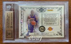2009-10 National Treasures Kobe Bryant Signature Patches BGS 9.5 Auto 10 #/100