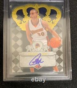 2009-10 Panini Crown Royale Stephen Curry RC On Card Auto #/399 BGS 9.5 Warriors