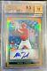 2009 Bowman Chrome Gold Refractor Mike Trout Angels Rc Auto /50 Bgs 9.5 With 10