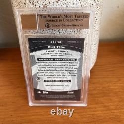 2009 Bowman Sterling Mike Trout RC Auto BGS 9.5 10 Gem Mint Prospect Angels HOF
