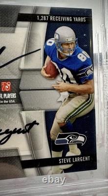 2009 Nat Treasures Quad Auto Dan Marino, John Elway, Allen, Largent /5 BGS 9