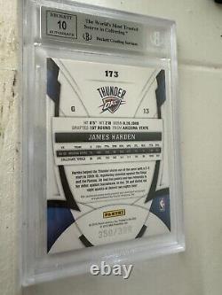 2009 Panini Certified /399 James Harden RC Jsy Auto BGS 9, Auto 10