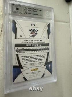 2009 Panini Certified /399 James Harden RC Jsy Auto BGS 9, Auto 10