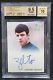 2009 Star Trek Movie Autograph Zachary Quinto As Spock Bgs 9.5 Gem Mint 10 Auto