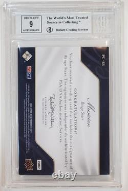2009 UD Prominent Cuts Signatures RINGO STARR /49 BGS 8 9 Auto Autograph Beatles