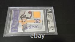 2010-11 Magic Johnson Auto Absolute Memorabilia Marks Of Fame #6/10 Bgs 8.5/10