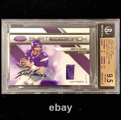 2010 Certified Brett Favre autograph patch Shirt Off My Back /4 BGS 9.5 10 Auto