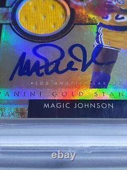 2010 Gold Standard Magic Johnson PATCH AUTO /99 BGS 10 (On Card Autograph)