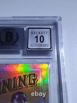 2010 Gold Standard Magic Johnson PATCH AUTO /99 BGS 10 (On Card Autograph)