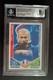 2010 Match Attax World Cup #24 Zinedine Zidane On Card Autograph Bgs Clean Auto