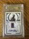 2010 National Playoff Treasures Walt Frazier Auto5/5 Bgs9.5 Small Crack In Slab