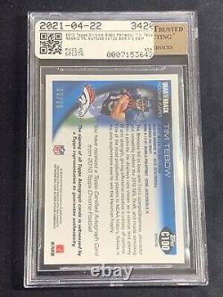 2010 Topps Chrome Auto Black Refractor Tim Tebow RC /25 BGS 9.5 10 AUTOGRAPH