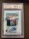 2011 Bowman Draft Chrome Francisco Lindor Autograph Bgs 9.5 Auto Grade 10