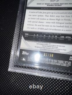 2011 Bowman Sterling Prospect Gold Autograph Jose Fernandez BGS 9.5 9 Auto 37/50