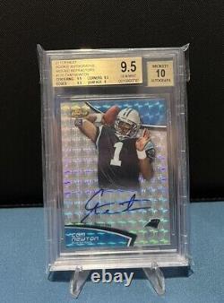 2011 Topps Finest Rookie Mosaic Autograph Cam Newton RC Auto /10 Bgs 9.5 Gem