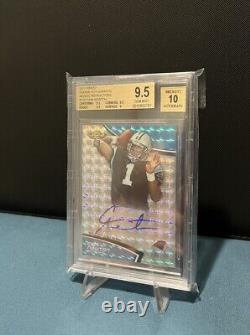 2011 Topps Finest Rookie Mosaic Autograph Cam Newton RC Auto /10 Bgs 9.5 Gem