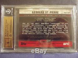 2011 Topps UFC Toronto Fan Expo Georges St-Pierre GSP BGS 9.5 Gem Mint Auto #rd