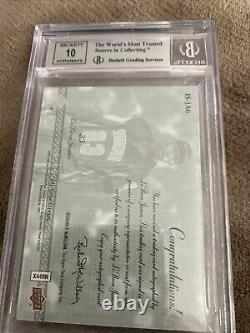 2011 Ud All Time Greats Illustrious Sigs Lebron James Auto Card Bgs 8.5 #4/15