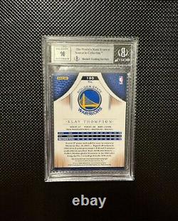 2012-13 Immaculate Klay Thompson Rookie Patch Autograph RPA RC Auto /99 BGS 9