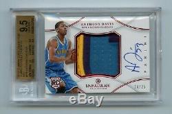 2012-13 Immaculate Rookie Patch Auto Anthony Davis 24/25 BGS 9.5 Autograph RPA