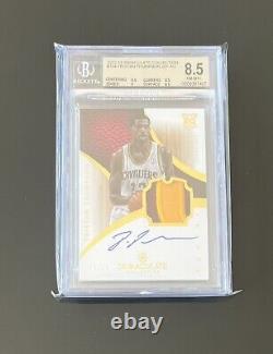2012-13 Immaculate TRISTAN THOMPSON #104 Rookie Patch Auto BGS 8.5/10