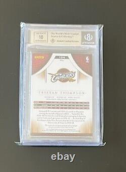 2012-13 Immaculate TRISTAN THOMPSON #104 Rookie Patch Auto BGS 8.5/10