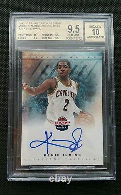 2012-13 Kyrie Irving Panini Past & Present Rookie Rc Auto Sp Insert! Bgs 9.5/10