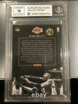 2012-13 Panini Kobe Anthology Autographs Auto Kobe Bryant #1 6/24 Bgs 7.5 Au 10