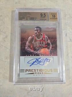 2012-13 Panini Prestige Prestigious Picks Signatures Jimmy Butler Auto BGS 9.5/1