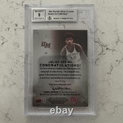 2012-13 SP Authentic Julius Erving Minutemen Autograph Auto 9 BGS 8.5