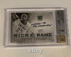 2012/13 Sp Authentic Lebron James -the Chosen One- Autograph Auto Bgs 9 / 10