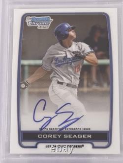 2012 Bowman Chrome Draft 1st AUTO Corey Seager BGS 9.5 / 10 GEM MINT RANGERS