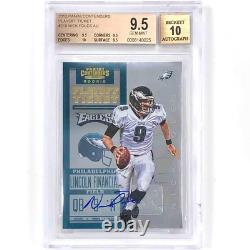 2012 Contenders Nick Foles RC Playoff Ticket autograph/99 rookie BGS 9.5 Auto 10