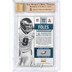 2012 Contenders Nick Foles RC Playoff Ticket autograph/99 rookie BGS 9.5 Auto 10