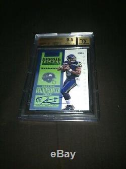 2012 Contenders Russell Wilson Rc Rookie Auto Autograph Bold Bgs 9.5/10 Gem Mint